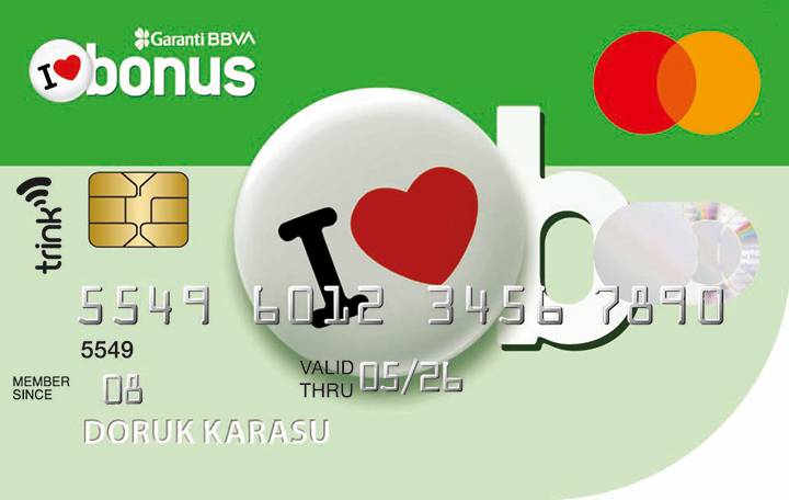 Sadece 3 köşesi olan Şeffaf Bonus ile 4 köşeli kart alışkanlığınızı unutun!